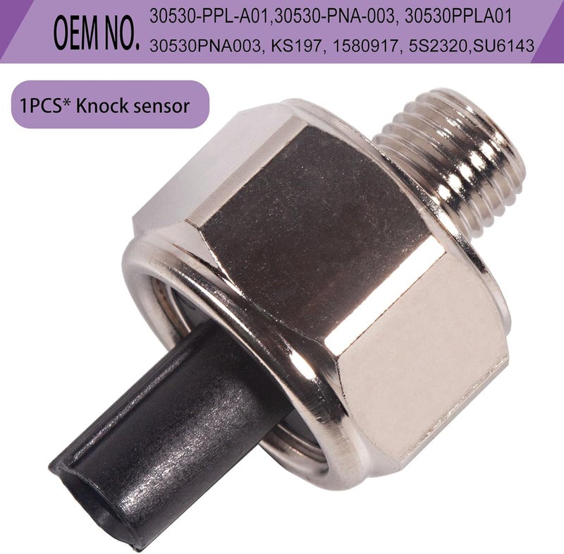 LYNSHINE 30530-PPL-A01 for Honda CRV Knock Sensor Accord Element Civic CR-V Acura RDX RSX TSX 2002 2003 2004 2005 2006 2007 2008 2009 2010 2011 2012 30530PPLA01 30530-PNA-003 30530PNA003 P0325 2.0 2.3 2.4 3.0L - Image 3